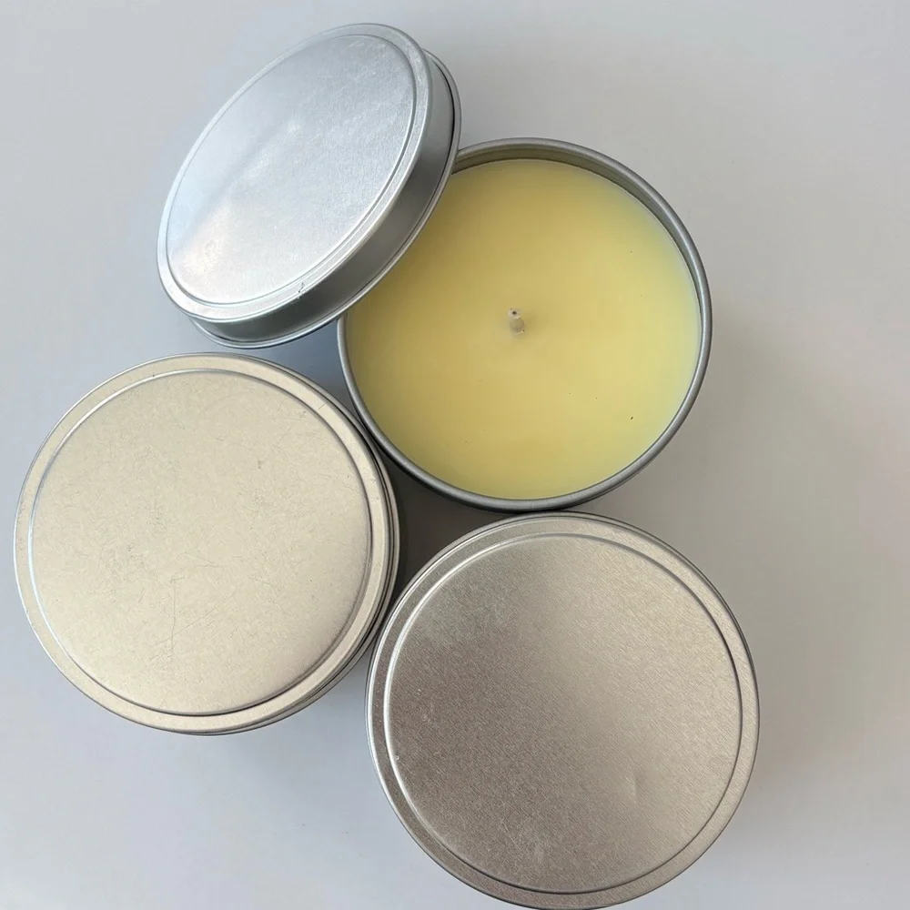 Illume Set of 3 Tin Candles 5 oz Signature Soy  NEW